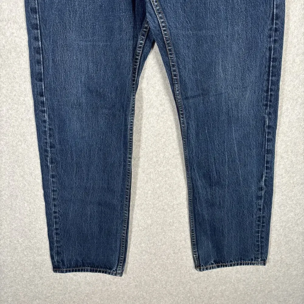 Levis 505‎ Jeans Mens 38x34 Straight Leg Medium Classic Wallet Faded 100% Cotton